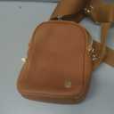 RFID Blocking Sling Bag, Anti Theft Crossbody Bag for Women Compact Travel Purses Leather