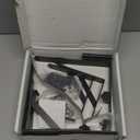 HILLMASTER Anti Sag Gate Frame Kit Gate Corner Brace Bracket Heavy Duty Adjustable Gate Hardware with Gate Latch for Wooden Fences,Driveway Gates,Shed Doors,Corral Gates,Wood Windows