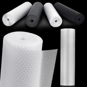 MooiFun Drawer Liners, Waterproof Shelf Liner, Anti-Slip Non-Adhesive BPA Free Kitchen Cupboard Cabinet Liner Refridge Fridge Mats Sink Protector Strong Durable for Home (Clear/19.7in x 20Ft)