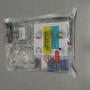 Winlyn 24 Sets Christmas Gingerbread House Suncatchers Ornaments Decorations DIY Window Paint Art Suncatchers Winter Crafts Painting Kits for Kids Classroom Activities Art Project Party Favors