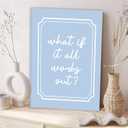 6 Pcs Blue Hydrangea Bow Canvas Wall Art How Lucky Are We Poster Prints Trendy Striped Coquette Paintings Pictures Sage Green Coastal Preppy Aesthetic Wall Decor for Girl Room Bedroom Living Room Office Dorm Apartment 12x16 Inch(Stretched Canvas On A Wooden Frame)