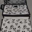 Disney Baby by J.L. Childress Portable Diaper Changing Station for Baby - Travel Diaper Changing Pad for Newborn, Essentials for Moms, Kit with Wipes Case & Storage Pockets - Mickey & Minnie Mouse