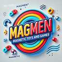 MagnaStack Magnetic Strategy Game - Portable Travel Board Game for Kids & Adults | Fun, Simple to Learn, Fast-Paced Gameplay | Brain Teaser & Family Party Game. (MagnaStack: Board Play Format)