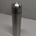 Stainless Steel Thermal Bottle for Hot and Cold Drinks Travel Coffee Mug with Cup Water Flask Vacuum Insulated Tumbler 17 oz/500ml (Silver）