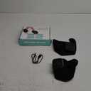 Feet Relief Massager - Wireless Foot Massager with Heat and Compression for Plantar Fasciitis Foot Pain Relief Cordless Fits Up to Size 13 (Black - Single Pack)