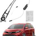Gledewen Sliding Door Cable, Compatible with 2011-2020 Toyota Sienna, Rear Left Driver Side, Auto Door Spool Control Cable Repair Kit, Power Sliding Door Wire, w/o Motor, Replace# 85016-08011