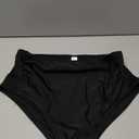 Bhome Maternity Swimsuits Bottoms High Waisted Bikini Bottom Swimwear Briefs (Small, Black-updated Design)