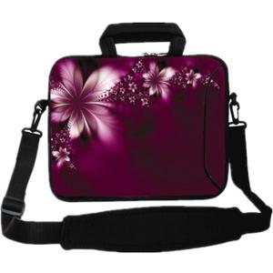 RICHEN 17 inch Laptop Shoulder Bag Carrying Case Computer PC Cover Pouch with Handle Fits 15.6/16/17/17.3/17.4 inch Laptop Notebook (16-17.3 inch, Flowers)