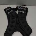 Weighted Vest Woman - 6lb/8lb/12lb/16lb/20lb/25lb/30lb Womens Weight Vest for Walking, Strength Training Weight Vests for Men, Reflective Stripe Fitness Vest for Workout Running Jogging (Black)