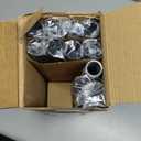 Extra Long Curtain Rods for Windows 32 to 170 Inch, 1 Inch Black Heavy Duty Curtain Rods for Patio, Farmhouse, Bedroom, Living Room, Adjustable Metal Drapery Rod (A1,Black,32"-170")