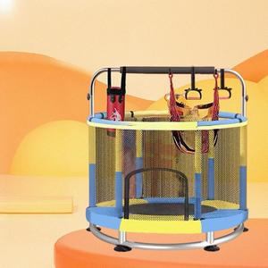 60" Trampoline for Kids (Blue Yellow)