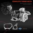 A-Premium TD04L-04H Complete Turbo Turbocharger Kit, with Wastegate Actuator & Gasket Compatible with Subaru 2008-2013 Forester, 2008-2014 Impreza, 2.5L EJ255 Engine, Replace# 14411AA710