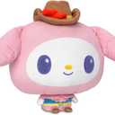 TeeTurtle Cloudheads Cowgirl My Melody Plush - 8-Inch Amazon Exclusive Official Sanrio Stuffed Animal with Embroidered Details - Soft Cuddly Plush Toys for Kids, Teens, and Adults
