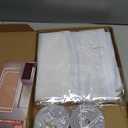 QWR Reinforced Cat Screen Door,Fits Door Opening Size 32''x 80'',Thickened Cat Proof Screen Door Mesh with Zipper Closure for Living Room,Kitchen,Bedroom.