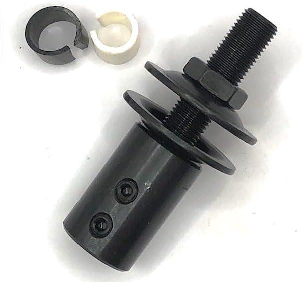 3-1/2 Short Shaft Arbor Extension fits 5/8" LEFT side shaft Motor Arbor or Threaded Shaft Adapter for Buffing Grinding Wheels/For Bench Grinder Qty 1