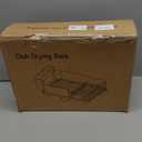 Stainless Steel Dish Drying Rack - Large Capcity 304 Grade Dish Drainer for Kitchen Counter with Drain Board, Utensil Holder & Detachable Cup Shelf, Rustproof Multifunctional Organizer (Gray)