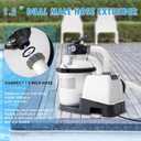 Pool Hoses for Above Ground 1.5 Diameter 16" Long Accessory Swimming Pool Replacement Hose, 2 Pack Filter Pump Hose Compatible with Pump Models