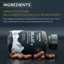 4 x Pure Himalayan Shilajit for Men and Women - 120 Shilajit Resin Capsules with Sea Moss, Ashwagandha, Rhodiola and Ginko Biloba - Promotes Energy Boost & Immune Support (120 Count)