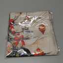 HOMETITUTE Set of 2 Christmas Throw Pillow Covers 18x18 Inch Linen Decorative Merry Christmas with Pine Cones Berries Bells Farmhouse Winter Holiday Pillow Cases for Sofa Couch Bed