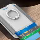 For Magsafe Wallet with Grip, 6-Card Holder, Stronger Magnetic Card Wallet Holder for iPhone 17/16/15, iPhone 14/13/12 Series, Leather Magnetic Phone Wallet with Privacy Flap, RFID Blocking, Grey
