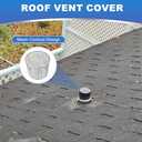 PATIKIL Gutter Guard Filter 3.9"-3.4", PVC Termination Cap Mesh Screen Roof Vent Cover Stainless Steel Conical Exhaust Pipe Cover Downspout Guard Filter Strainer for Downspout