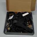 Perfect Curve Handbag and Purse Organizer | Hold up to 9 Bags | Over The Door Organizer for Purses and Handbags | Adjustable Clips | 1 Strap | Black