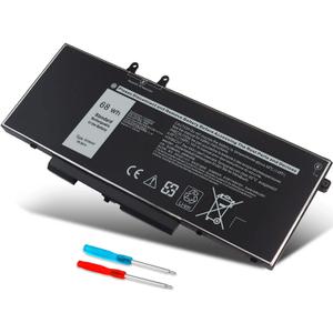 68Wh 3HWPP Replacement Battery for Dell Latitude 5410 5510 5501 5401 5411 5511 Precision 3541 3551,Inspiron 7706 2-in-1, Inspiron 17 7500 7506 2-in-1 Black 03HWPP 10X1J N2NLL 1VY7F 451-BCMN 15.2V