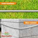 Rosy Earth Expandable Metal Garden Hose 50 FT - 304 Stainless Steel Water Hose 50 FT - Lightweight non Kinking Flexible Garden Hose, no Bite