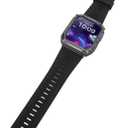 Alomejor Sports Watch, Simple Design, Various Sports Modes 800mAh Smart Watch for Women Man Full Body Temperature