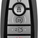 Key Fob Replacement Compatible for Proximity Remote for Ford Edge 2017 2018 2019 2020 2021 2022 Mustang 2018-2022 Fusion 2017-2021 Lincoln Continental Bronco 5 Button M3N-A2C93142600 164-R8149