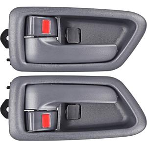 FAERSI 2Pcs Inside Interior Door Handle Front Rear Driver & Passenger Side Replacement for 1997 1998 1999 2000 2001 Toyota Camry, Gray.OE:69206-AA010-E0, 69205-AA010-E0