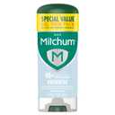 Mitchum Men's Deodorant, Antiperspirant, Triple Odor Defense Gel Stick, 48 Hr Protection, Dermatologist Tested, Alcohol Free, Unscented, 3.4 Oz (Pack of 1)