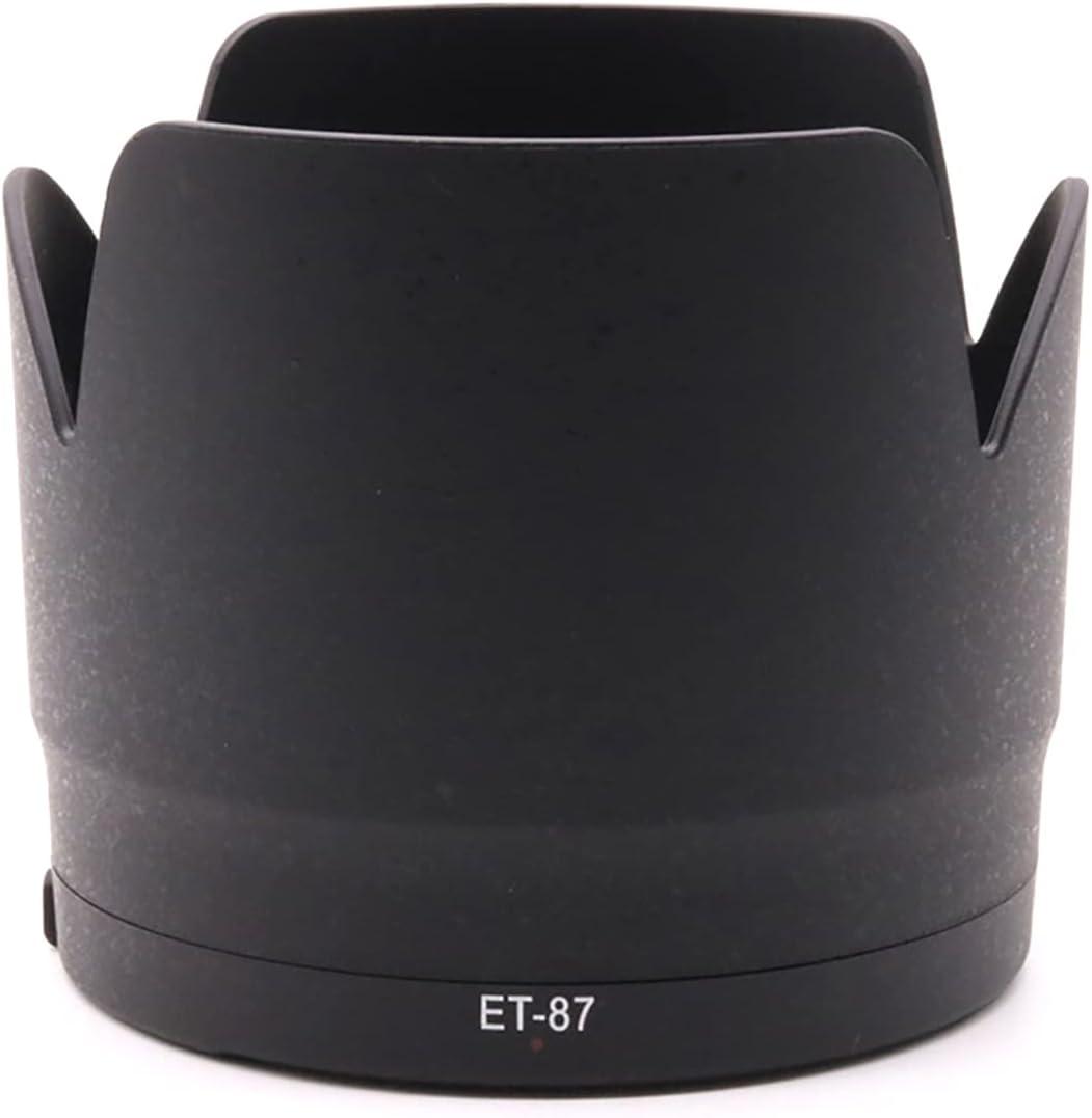Lens Hood,ET‑87 Reversible Camera Lens Sun Shade Replacement Lens Protection Accessory, for Canon EF 70-200mm f/2.8L is II USM Black