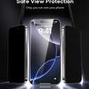 Privacy Screen Protector 3 Pack for iphone 16 Pro Max, Degradable Dust Free Cabin Easy Installation, Designed for iphone, Auto Positioning, Privacy Protection, 9H+ Hardness