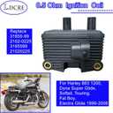 0.5 Ohm Ignition Coil for Harley 883 1200, Dyna Super Glide, Softail, Touring, Fat Boy, Electra Glide 1999-2006 Replace 31655-99 2102-0225 3165599 21020225