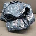 JANZAA Quilt King Size Mineral Blue Quilt Bed Spread Boho Quilt with Floral Pattern Microfiber Quilts Set 3 Pieces Lightweight Comforter Reversible Bedding Set,1Quilt 104x90 inches, 2 Pillowcases