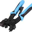 Professional RG59/RG6 Coax Cable Crimper, Coax Coaxial Compression Crimping Tool for F/BNC/RCA Connectors Adapters