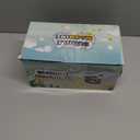 Bubble Machine, Automatic 18000+ Per Minute Big Bubbles Blower Maker for Kids Toddlers with 2 Speeds,6 Wands,Operated by Plugin or Batteries for Outdoor/Indoor Birthday Parties,Wedding (White)