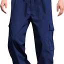 Sweatpants Loose Fit Joggers Pant Classic Drawstring Waist Wide Leg Pant Plus Size Lounge Slacks with Pocket (L)