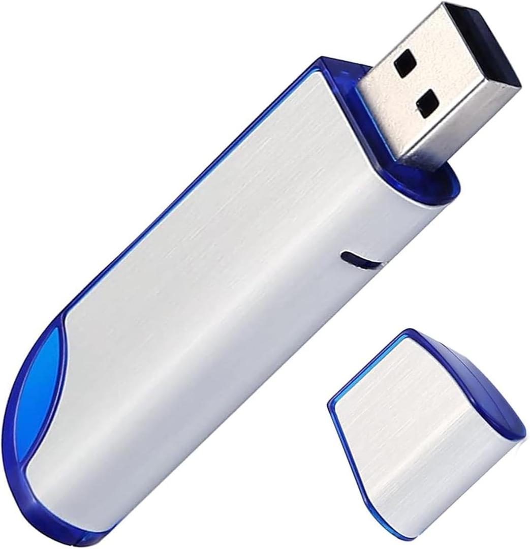 32GB FAT32 Format USB 2.0 Flash Drives, USB Memory Stick for Game Capture Card/Cassette Player/Computer/Laptop/External Data Storage with Indicative Light