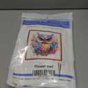 Findvoor Stamped Cross Stitch Kits for Beginner Embroidery Kits for Beginners Adults DIY 11CT Cross Stitch Patterns Needlepoint Kits Crossstitching Kits-Flower owl 18x18 inch