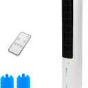 Windowless Portable Air Conditioner, 41 Evaporative Air Cooler with Remote, Swamp Cooler 3 Models,12H Timer, 70Oscillation Tower Air Conditioner 3L Water Tank & 2 Ice Packs for Room Bedroom Office