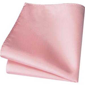 Branduce Solid Pocket Square for Men Plain Color Boy Handkerchief for Wedding Party