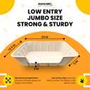 Disposable Litter Boxes (Jumbo - Low Entry, 4-Pack)