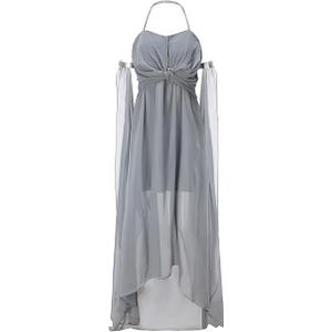 Daenerys Targaryen Costume Chiffon Dresses for Women Grey khaleesi Halloween Cosplay, L
