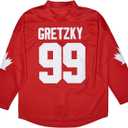 Youth 99 Gretzky Hockey Jersey 1991 Team Canada Ice Hockey Jersey Stitched