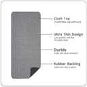 Bosap Bath Mat,Ultra Thin Bathroom Runner Rugs,Large Bath Mats for Bathroom,Quick Dry,Non-Slip,Machine Washable,Low Pile,Bath Rug,Shower Outside,Sink,Home Decor Accessories.Grey,3'x4'(36x48inch)