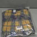 Women's Sherpa Lined Jackets Sherpa Turn-Down Collar Warm Winter Fleece Flannel Jacket for Women Trendy (Large)