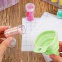 3-Tier Diamond Painting Storage Container, 150 Slots Portable Bead Organizer Box, Stackable Crafts Organizers for DIY Diamond Art Craft Jewelry Bead Storage