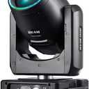 JUNMAN Mini 230W 7R Beam Moving Head Light DJ Disco Stage Lights 48 Prism with Led Strip and Rainbow Effect